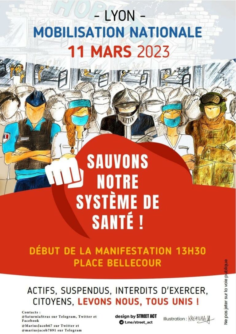 Le 11 mars, grande journée de mobilisation nationale à Lyon